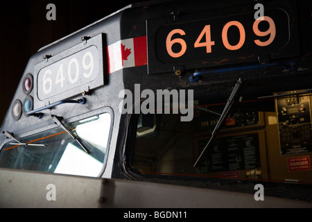 Par Train canadien à Québec, Canada Banque D'Images