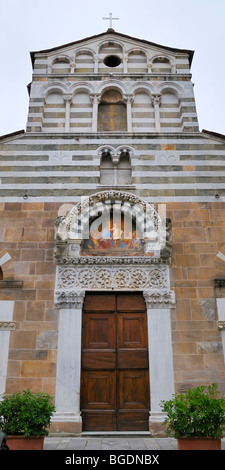 Église de San Guisto à Lucca, Toscane, Italie. Banque D'Images