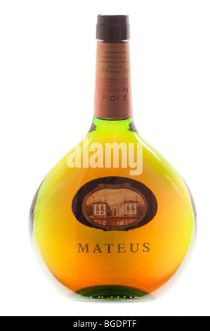 750ml Bouteille de vin Rosé Mateus Banque D'Images