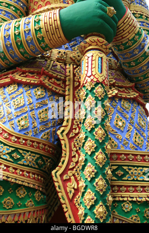 Dans la Pagode Wat Seekan, Bangkok, Thaïlande Banque D'Images