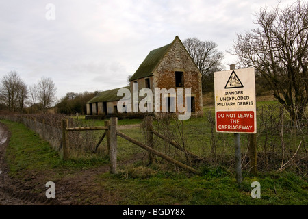 Imber plaine de Salisbury Wiltshire England UK Banque D'Images