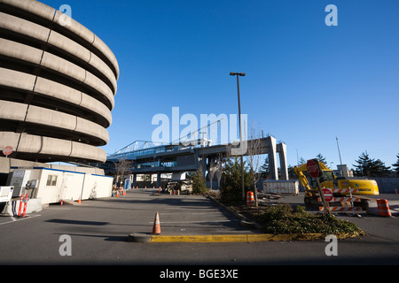 Fin de la ligne - Link Light Rail Station à Sea-Tac Airport - Seattle, Washington Banque D'Images