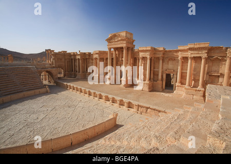 La Syrie, Palmyre ruines (UNESCO Site), Théâtre Banque D'Images