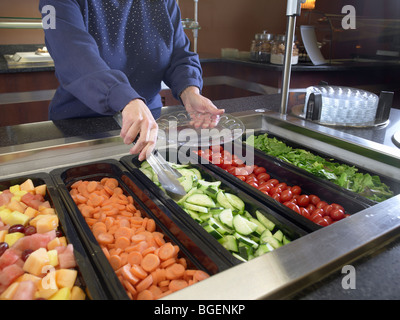 Restaurant bar à salade, Philadelphie, USA Banque D'Images