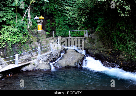 Cascade de Gitgit Twin, Singaraja, Bali, Indonésie Banque D'Images