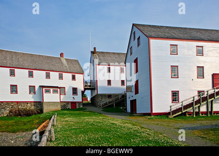 Bâtiments de l'Établissement Ryan, un lieu historique national depuis le 24 juin 1997, dans la ville de Bonavista, Bonavista Peninsula, Bon Banque D'Images