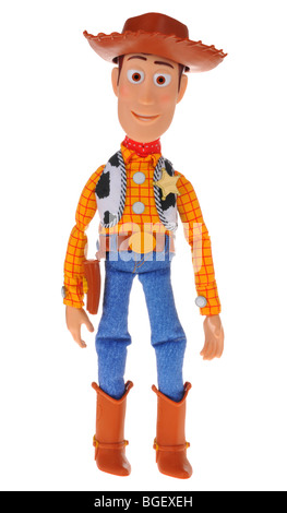 La figure du cow-boy Woody le film 'Toy Story' Banque D'Images