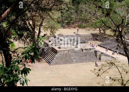 Royaume Maya à Copan, Honduras Banque D'Images