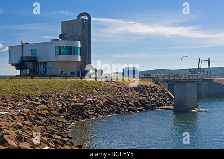 Annapolis Tidal Power Generating Station (produit 20 000 kw), l'Amérique du tidal power plant, Annapolis Royal, Annapolis Banque D'Images