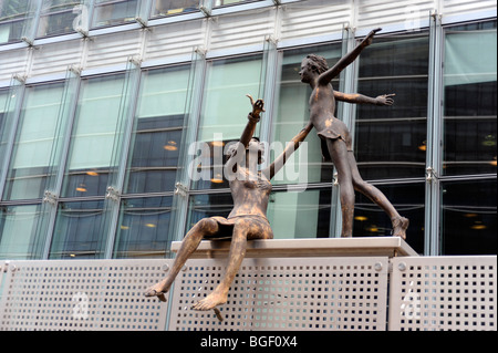 Commission européenne, Bruxelles Quartier Européen,rue de la Loi, la Belgique Banque D'Images