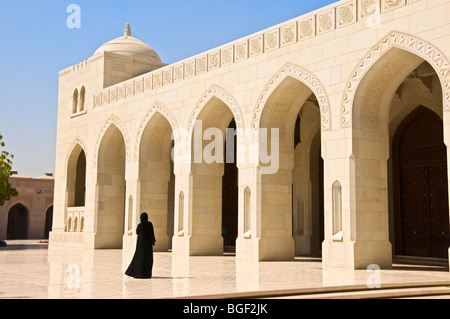 Grande Mosquée Sultan Qaboos Muscat Sultanat d'Oman Banque D'Images