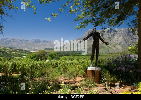 L'art moderne sculpture à Delaire Graff Estate South Africa Banque D'Images