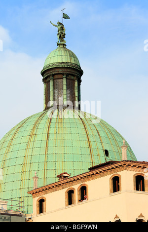 Dôme de l'église de San Simeone Piccolo (San Simeone e Giuda), Venise, Vénétie, Italie Banque D'Images