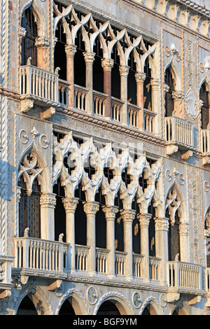 Ca' d'Oro (Palazzo Santa Sofia) (1430), Venise, Vénétie, Italie Banque D'Images