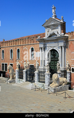 Arsenal de Venise (Arsenale di Venezia), Venise, Vénétie, Italie Banque D'Images