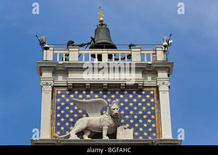 La tour de l'horloge, Venise, Vénétie, Italie Banque D'Images