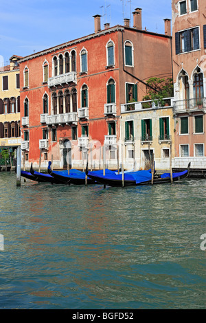 Vue sur le Grand Canal, Venice, Veneto, Italie Banque D'Images