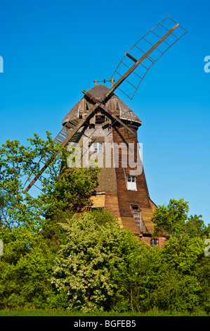 Pour le pompage de l'eau au moulin, Palczewo Palschau en Pologne | Windmühle, Polen Banque D'Images