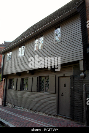 Paul Revere's house Boston Massachusetts Banque D'Images