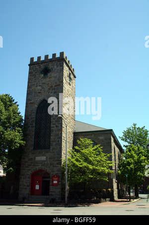 La première église de Salem Banque D'Images