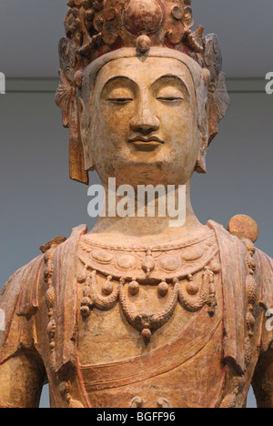 Bodhisattva debout, dans le Nord de la dynastie Qi (550-77), Metropolitan Museum of Art Banque D'Images