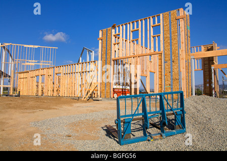 Construction, Temecula Valley Winery, le sud de la Californie, USA Banque D'Images