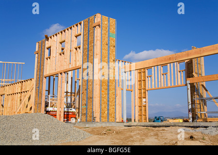 Construction, Temecula Valley Winery, le sud de la Californie, USA Banque D'Images