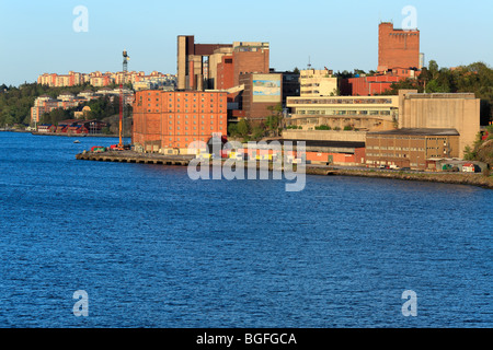 Banlieue de Stockholm, la mer Baltique, la Suède Banque D'Images