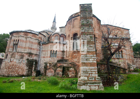 L'église byzantine de Saint Sauveur à Chora, Edirnekapı, Istanbul, Turquie Banque D'Images