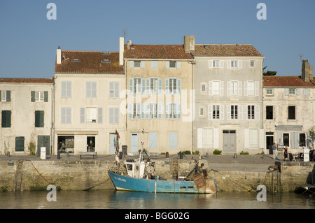 Le port de Saint Martin de Ré, Ile dee Re, France Banque D'Images