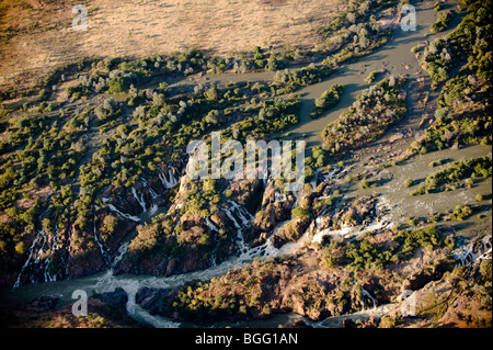 Epupa Falls, rivière Kunene Banque D'Images