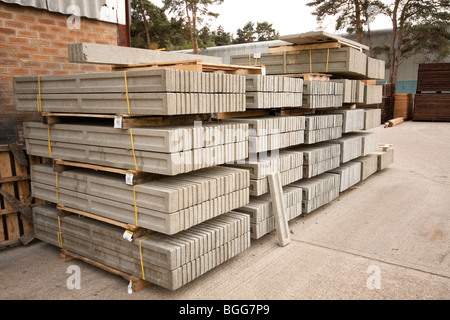 Clôtures béton clôtures industrielles pour panneaux Banque D'Images
