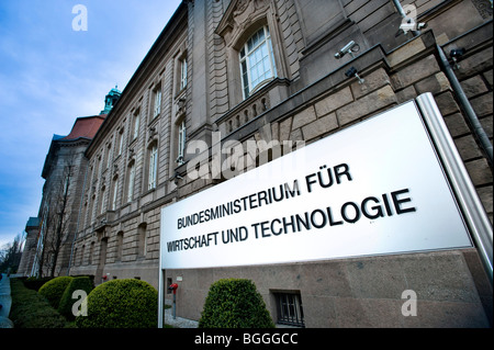 Ministère fédéral de l'économie et de la technologie, Berlin, Allemagne Banque D'Images