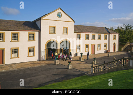 Le musée en plein air Beamish, entrée privée, Durham, County Durham, Angleterre, octobre, 2009 Banque D'Images