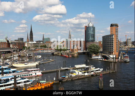 Harbour, Hambourg, Allemagne Banque D'Images