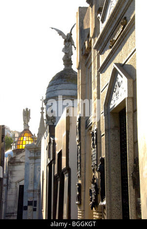 Close-up du cimetière de Recoleta à Buenos Aires, Argentine Banque D'Images