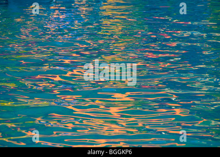 Les patrons de l'eau de piscine Banque D'Images