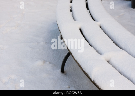 Autour de centre-ville de Norwich dans le Norfolk au Royaume-Uni de neige de début janvier, 2010 Banque D'Images