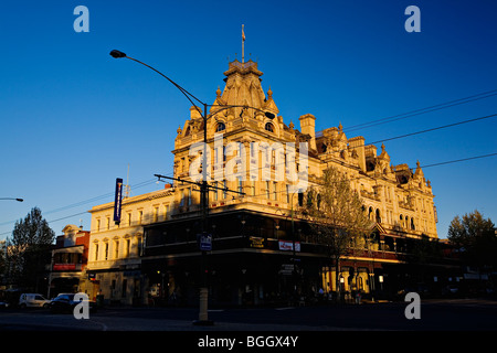 Bendigo Australie / l'hôtel Shamrock vers 1897 dans la ville de Bendigo Victoria en Australie. Banque D'Images