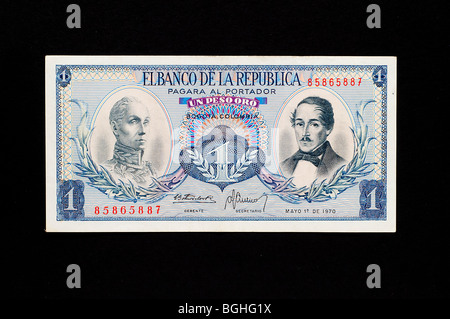 Billets colombien Banque D'Images