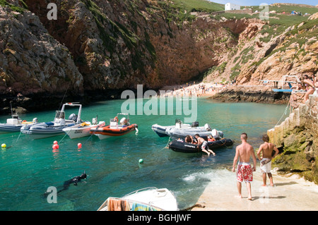 L'île de Berlengas au Portugal, près de Peniche Banque D'Images