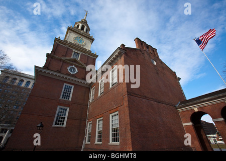 L'Independence Hall de Philadelphie, Pennsylvanie Banque D'Images