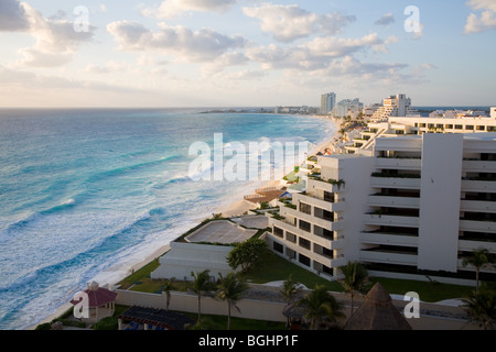 Cancun Hotel Zone, Mexique Banque D'Images