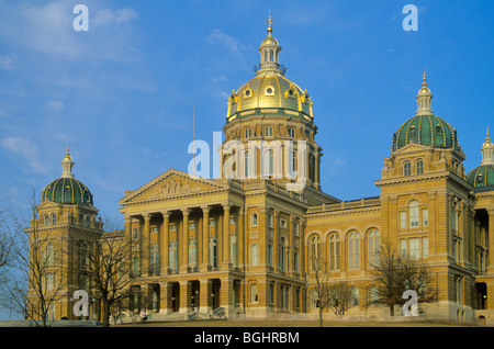 Iowa State Capitol Building, Des Moines, Iowa, USA Banque D'Images