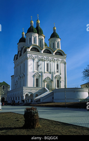 Cathédrale de la Dormition de la Vierge Marie (1698-1710), Astrakhan, Russie Banque D'Images