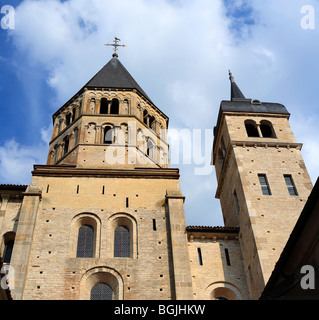 Abbaye bénédictine Abbaye de Cluny (1088-1131), Bourgogne, France Banque D'Images