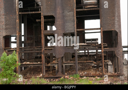 Ancienne usine Copsa Mica Roumanie Europe de l'Est Banque D'Images