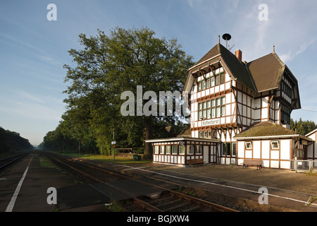Rheinbach, Bahnhof Kottenforst, Bahnsteigseite Banque D'Images