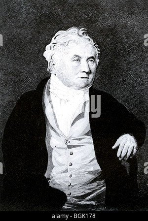 WILLIAM COBBETT (1763-1835) Journaliste, député radical anglais et agriculteur, plus célèbre pour son livre publié en 1830 en milieu rural Banque D'Images