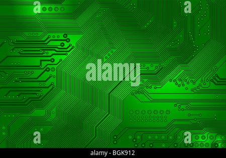 Circuit imprimé - carte mère - technology abstract Banque D'Images